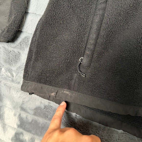 The North Face Denali Polartec Fleece Jacket Womens XL Black Full Zip Gorpcore - Picture 6 of 9